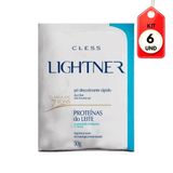 Kit C/06 Lightner Proteínas Do Leite Pó Descolorante 50g