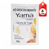 Kit C/06 Yamá Germe De Trigo Pó Descolorante 20g