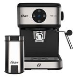 Kit Espresso Oster - Cafeteira Double E Moedor De Café - 220v