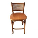 Banqueta Talita Telinha Bancada Cozinha Bar Bistrô Castanho Mogno