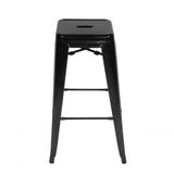 Banqueta Alta Iron Tolix - 76 Cm - Preto