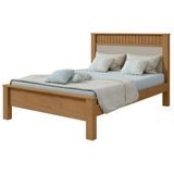 Cama Lopas Casal 1,40 Athenas 2022 Amendoa Cle/off Wh/amendoa Cle
