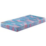 Colchão Berço Baby New York Espuma D18 Liso 70x130x8cm Azul