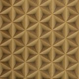 Papel de parede 3D Geométrico Dourado - Sem Marca