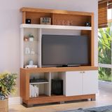 Estante Home Theater Para Tv Até 50&quot; 2 Portas Valença Freijó Off White
