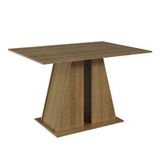 Mesa De Jantar Retangular Com Tampo De Madeira Rustic 5383 Madesa Rustic