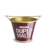 Balde Para Cerveja Em Alumínio 6l Brahma Duplo Malte - Alumiart Falcão