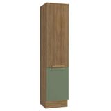 Paneleiro Simples 50cm 2 Portas Botanic Kappesberg Nogueira Fosco-verde Oliva
