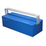 Caixa Ferramenta Baixa Com Alça E Suporte Pra Parafusos 30cm