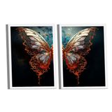 Dupla De Quadros Light Butterfly -- Br Artes