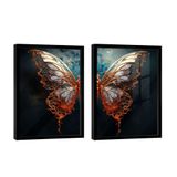 Dupla De Quadros Light Butterfly -- Br Artes