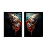 Dupla De Quadros Light Butterfly -- Br Artes
