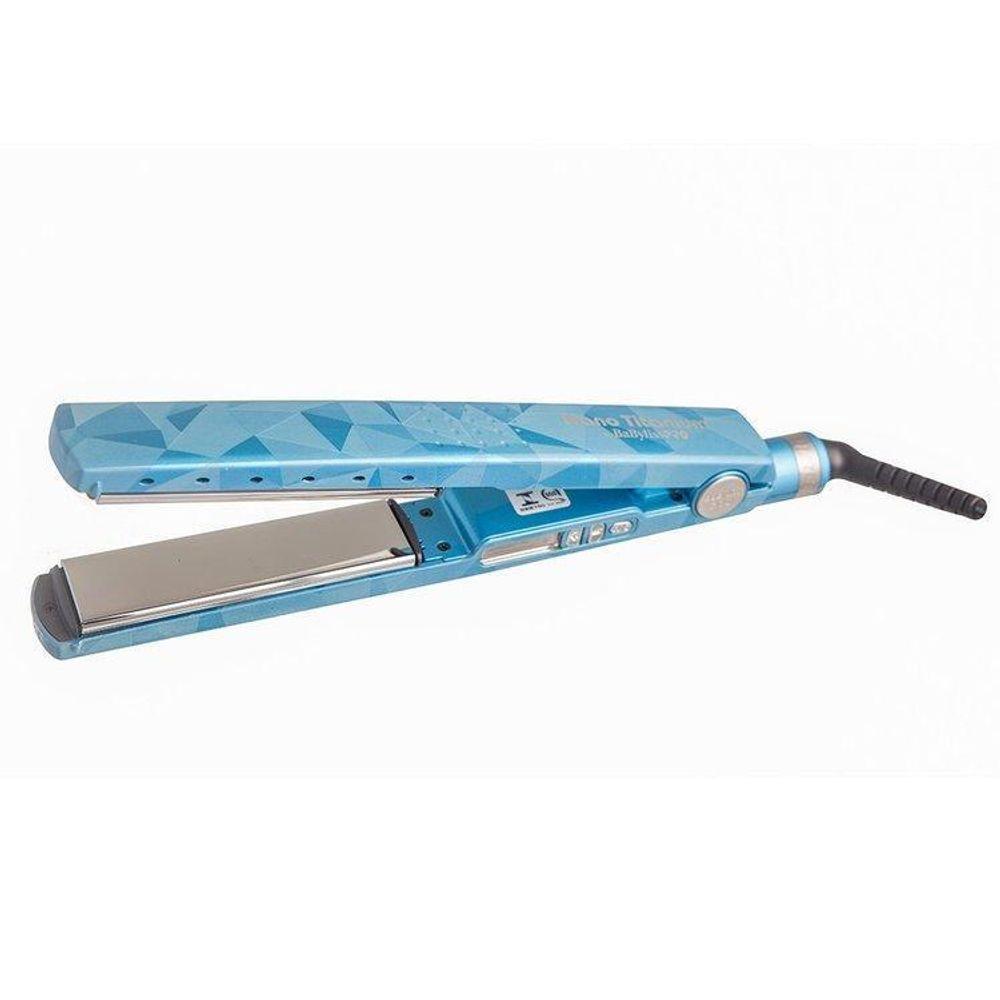 Prancha Babyliss Pro Nano Titanium Vetro Azul Gold