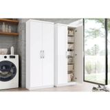 Armário Multiuso Lavanderia Margarida C/ 2 Portas Branco Henn