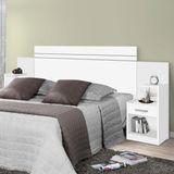 Cabeceira P/ Cama Box Casal Queen Moana J &amp; A Branco