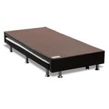 Cama Box Base C/auxiliar Solteiro Revolution Courano Nero Black (88x188) - Ortobom