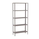 Estante Aço 5 Prateleiras Livros Cozinha Quarto Eaf005 Cinza