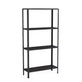 Estante Aço 4 Prateleiras Livros Cozinha Quarto Eaf006 Preta