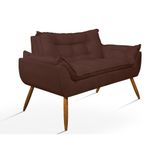 Sofá Opala Namoradeira Para Sala ? Balaqui Decor Cor:marrom