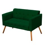 Namoradeira Elisa Suede Verde Drossi