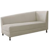 Diva Recamier Heitor 140cm Lado Esquerdo Linho - Amarena Móveis Bege