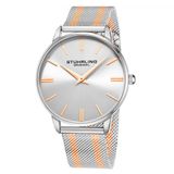 Relogio Masculino Stuhrling Preston 3998 Quartzo 42mm, Prata E Rosa