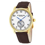 Relogio Masculino Stuhrling 207 Quartzo 41mm, Marrom