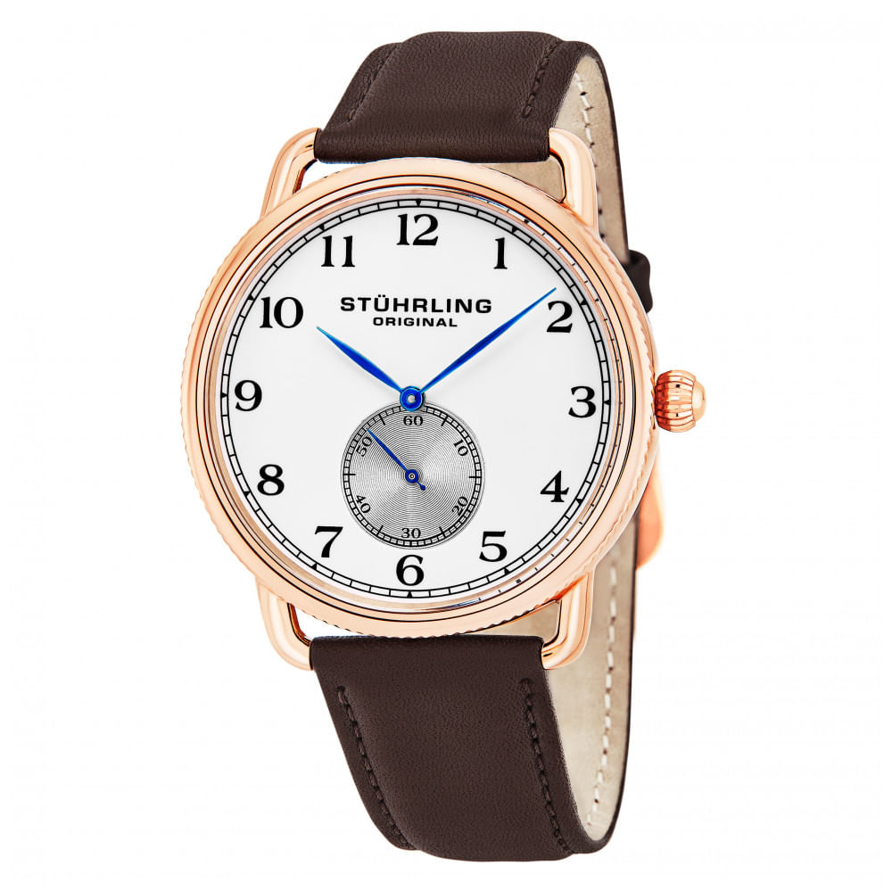 Relogio Masculino Stuhrling 207 Quartzo 41mm, Marrom