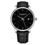 Relogio Masculino Stuhrling Rasa 3997a Quartzo 40mm, Preto