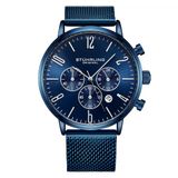 Relogio Masculino Stuhrling Monaco 3932 Quartzo 41mm, Azul