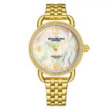 Relogio Feminino Stuhrling Pearl Symphony 3955 Quartzo 38mm, Dourado