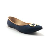 Sapatilha Feminina Moleca denim flesh