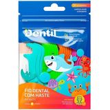 Dentil Fio Dental Kids Com Haste 20 Unidades