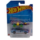 Hot Wheels Pacote 2 Die Cast Basics Police E Roxo - Mattel