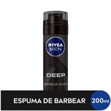 Espuma De Barbear Nivea Men 200ml Deep Black