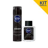 Kit Deep Nivea -  Espuma De Barbear + Loção Pós Barba