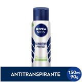 Desodorante Antitranspirante Aerosol Nivea 150ml Sensitive Protect