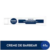 Creme De Barbear 2 Em 1 Nivea Men 65g Sensitive