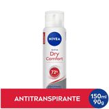 Desodorante Antitranspirante Aerosol Nivea 150ml Dry Comfort