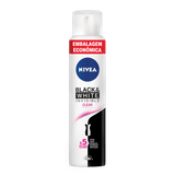 Nivea Desodorante Antitranspirante Aerosol Invisible Black &amp; White Promo 200ml