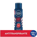 Desodorante Antitranspirante Aerosol Nivea 150ml Dry Impact