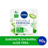 Nivea Sabonete Em Barra Natural E Essencial Aloe E Vera 90g