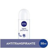 Desodorante Antitranspirante Roll On Nivea Sem Perfume 50ml