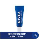 Nivea Hidratante Labial Regenerador 3 Em 1 10g