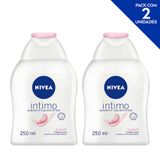 NIVEA Sabonete Líquido Íntimo Suave 250ml - 2 unidades