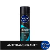 Nivea Men Deep Beat Desodorante Aerossol Antitranspirante 150ml