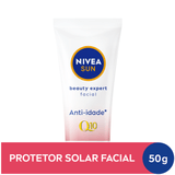 Nivea Sun Protetor Solar Facial Beauty Expert Pele Normal A Seca Fps 60 50g