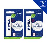 NIVEA Hidratante Labial Med Repair Reparação Intensiva 4,8 g  - 2 unidades