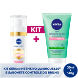 Nivea Kit Cellular Luminous630 Serum + Gel Limpeza Controle Brilho