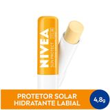 Nivea Protetor Solar Hidratante Labial Sun Protect Alta Proteção Fps 30 4,8 G